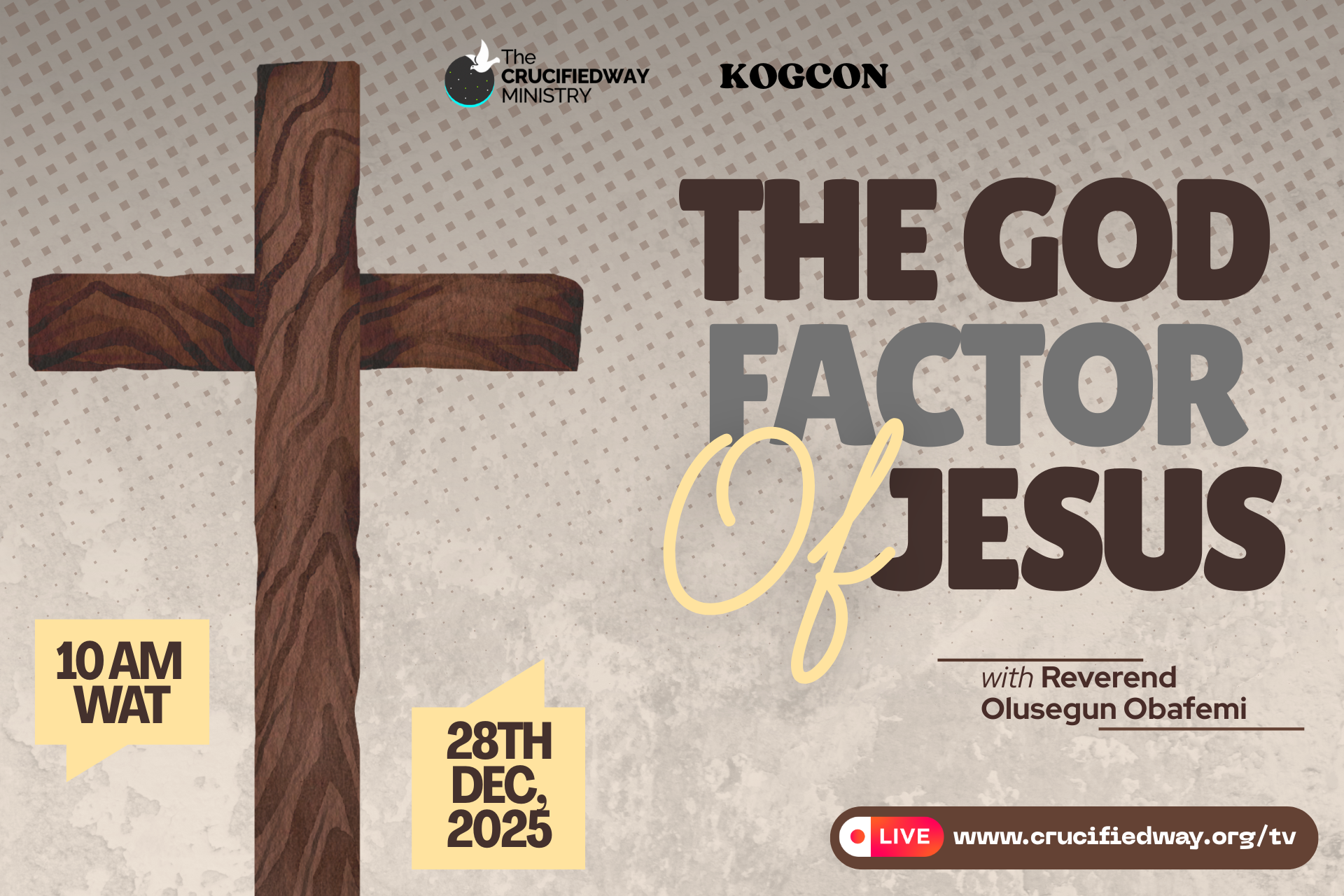 the GOD Factor of JESUS