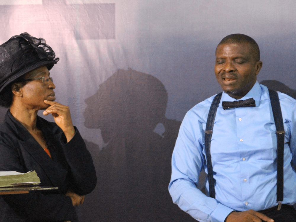 Reverend Olusegun and Clara Obafemi in a joint session