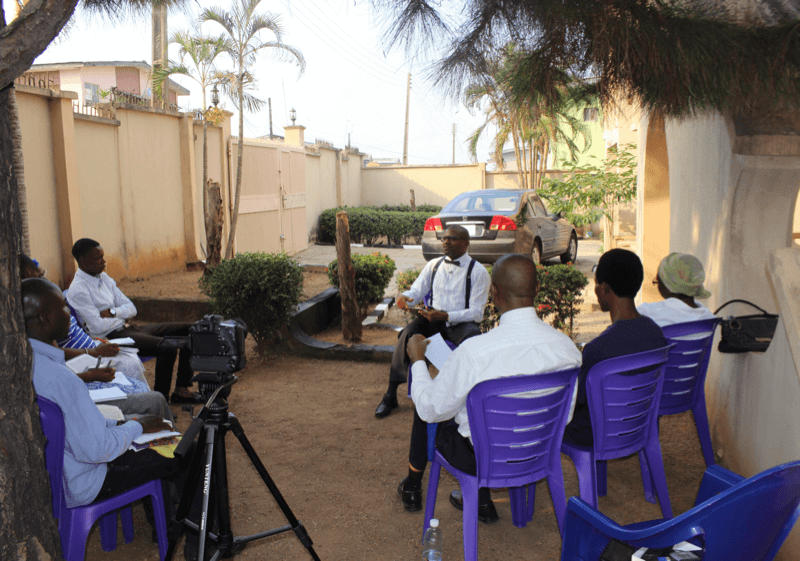 Reverend Olusegun Obafemi in a SOULSHIP Training session